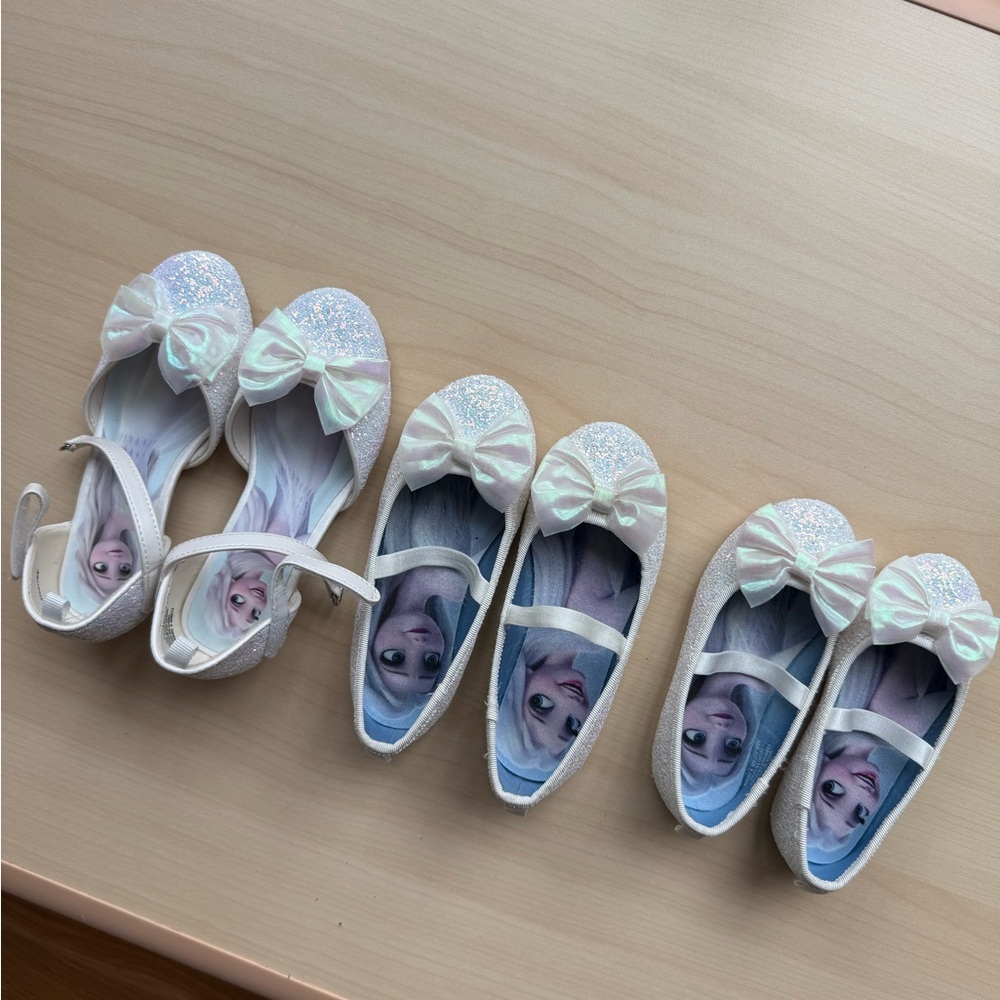 3 pack elsa heels like new
